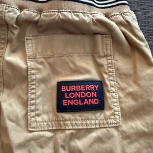 Burberry Boys Size 2Y/2T Beige Pants Designer Toddler